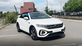 Corkills Volkswagen Approved T-Roc Cabriolet in Pure White