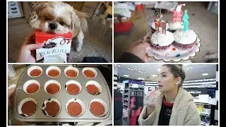 VLOGCEMBER #24:  Baking Cupcakes & Surprise Gift!