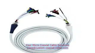 camera-link micro-coax sensor cable MOQ policy Fine Micro Coax Cable 42 awg micro coax cable Mexico
