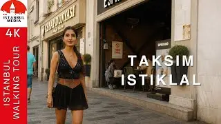 Walking Through Taksim &mdash; Iconic Istanbul Streets & Vibrant Life | 4K - 2025