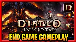 Diablo Immortal End Game Gameplay Rifts, Bounties, Dungeons, Paragon Max Level Diablo Immortal Alpha