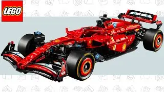 LEGO Technic Ferrari SF-24 F1 Car 42207 Speed Build