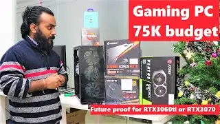 Ryzen 3600XT Future proof Gaming PC Build for RTX3000 series |  75K Budget