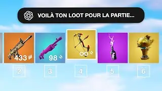 FAIRE TOP 1 avec le STUFF de CHATGPT sur FORTNITE ! 😂