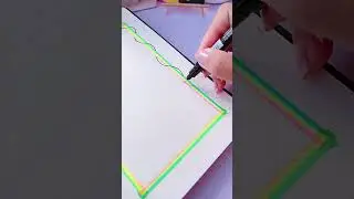 Border Design #shorts #art #youtubeshorts