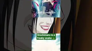 Orochimaru is a freaky snake 🐍 #shorts #naruto