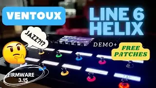 Line 6 Helix Ventoux Jazz | Clean and Drive Tones + FREE PATCHES #Line6Helix #Helix #Ventoux