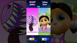 Who Will Win-Sprunki Bubble vs Talking Ginger ? 👍👏❤️ #sprunki #talkingginger #sonic #games #shorts