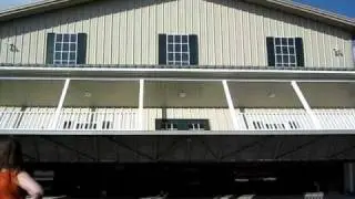 Opening of Hangar House Door - From Outside