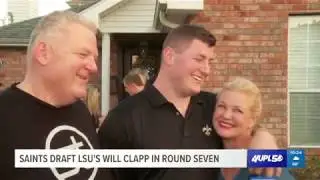 Saints Select LSU's Will Clapp in Round Seven