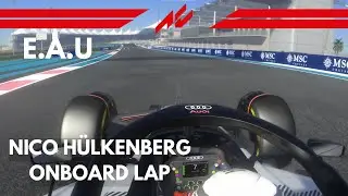 ONBOARD | Nico Hülkenberg en el Audi F1 2026 ⚫🔴 | Abu Dhabi 🇦🇪