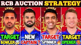 RCB Mega Auction STRATEGY & TARGET Players🤑 | Bhuvi,Ashwin,Buttler,Chahal🤯 | 2025 Mega Auction🔥‼️