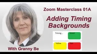 Adding Timing Backgrounds for Zoom
