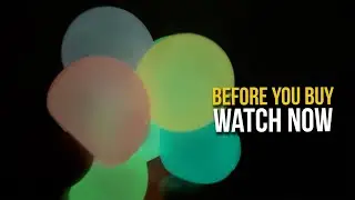 Colorful Glow Wall Balls Review | DIMROM Sensory Play