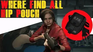 Resident Evil 2 remake 2019 ALL Hip Pouch location