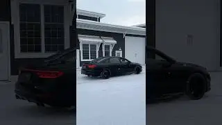 Audi S8 in the snow ❄️☃️ #quattro #audi #cars