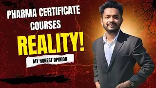 Pharma Certificate Courses Reality: Good or No My honest opinion in Malayalam 