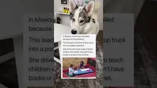 In Mexico, school was cancelled because of the pandemic🥹