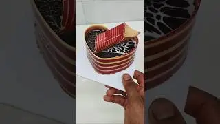 so cute heart shape chocolate mirror glaze cake design #mirrorglazecake  #shorts #ytshorts #viral