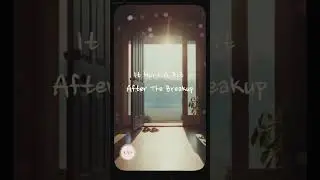 It Hurt A Bit After The Breakup.      #r&b #pop #ballad #Breakup #Reminiscence