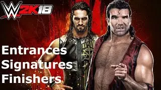 WWE 2K18 Scott Hall: Entrance/Signatures/Finishers