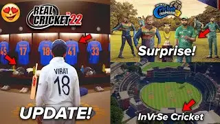 Real Cricket 22 Another! Update | WCC3 Huge Surprise | InVrSe Cricket Game LOOK | Asia Cup Finally!