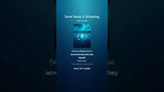 Seven Swans A Swimming