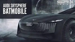 2021 Audi Skysphere Batmobile - Photoshop Car Design  | SRK Designs