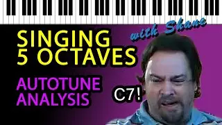 5 octaves vocal range, the Shane way, with autotune visualization