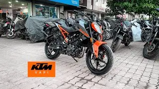 KTM Duke 160 Full Aggressive Look 2025 | KTM Vapi Gujarat Showroom | Detailed Review Video