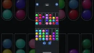 BallSort levels 1521 1522 & 1523 🙏 👍 