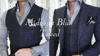 Midnight Blue Suit  | Fashion Inspiration | #shorts