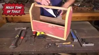 DIY Reclaimed Wood Tool Box - Real Antique Wood
