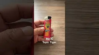 Bic IC Spain , Topic Tiger, so rare on the market #luacon #lighter #biclighter