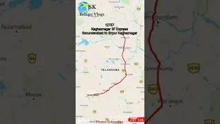 12757 Kaghaznagar SF Express|| Secunderabad to SirpurKaghaznagar|| #secunderabad #rail #kaghaznagar