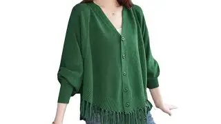 Style Korean Knitwear Autumn and Winter Style Top Women's New Soft Waxy Cardigan Jacket