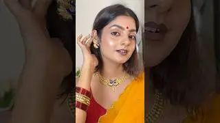 Durga Pujo Special Gold Plated Jewellery Haul ✨ #meeshofinds #necklace #goldplatedjewellery