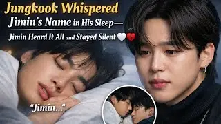 “Jungkook Whispered Jimin’s Name in His Sleep—Jimin Heard It All and Stayed Silent 🤍🌙💔”