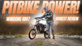 THIS ELECTRIC PIT BIKE RIPS! Windone RM7 Full Review