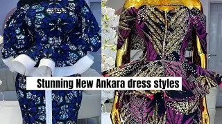 NEW STYLISH AND FACINATING ANKARA AFRICAN WAX PRINT DRESS STYLES FOR BEAUTIFUL WOMEN