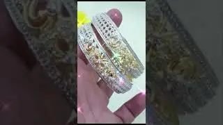 Gold Kara pair (18k)❤️ weight40gm❤️ #trending #gold #subscribe #trending #millonviews #views #viral