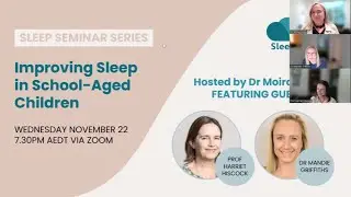Improving Sleep in Children with Prof Harriet Hiscock and Dr Mandie Griffiths