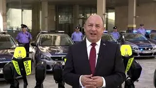 Inauguration of new Police vehicles and Segways