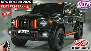 New Mahindra BOLERO 2026 Official Launch 🇮🇳|| Mini-Defender SUV😍 Under 5 Lakh Price!! Book Now.🔥👌