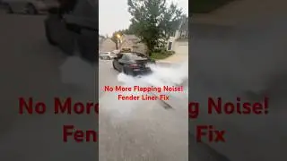 Quick Fix! Under Fender Liner Repair in Minutes 🚗🔧 #cars #automobile #fixauto #carmaintenance #gh