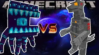 COSMIC FIEND VS MECHAGODZILLA - MINECRAFT 1.16.5 (MOB BATTLE)