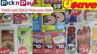 PICK'N'PAY + USAVE || АКЦИИ В СЕРЕДИНЕ МЕСЯЦА