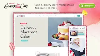 Genoise - Delicious Pastry and Cake Shop Shopify 2.0 Theme  - TemplateTrip