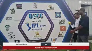 Warrior XI Cricket Club vs Fighter Bulls Live Cricket Match | OSCC PRESENTS IPL 2025 Live - OSCC CRI