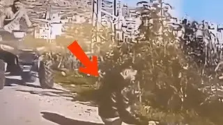 😱СКАНДАЛ НА ЗАПАДНОМ БЕРЕГУ: Израильский солдат намеренно наехал на палестинца за молитвой